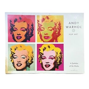 RARE Andy Warhol Estate 1989 " Pop Art Portfolio " Lithograph Prints - Set of 5